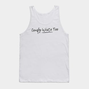 Comfy White Tee Tank Top